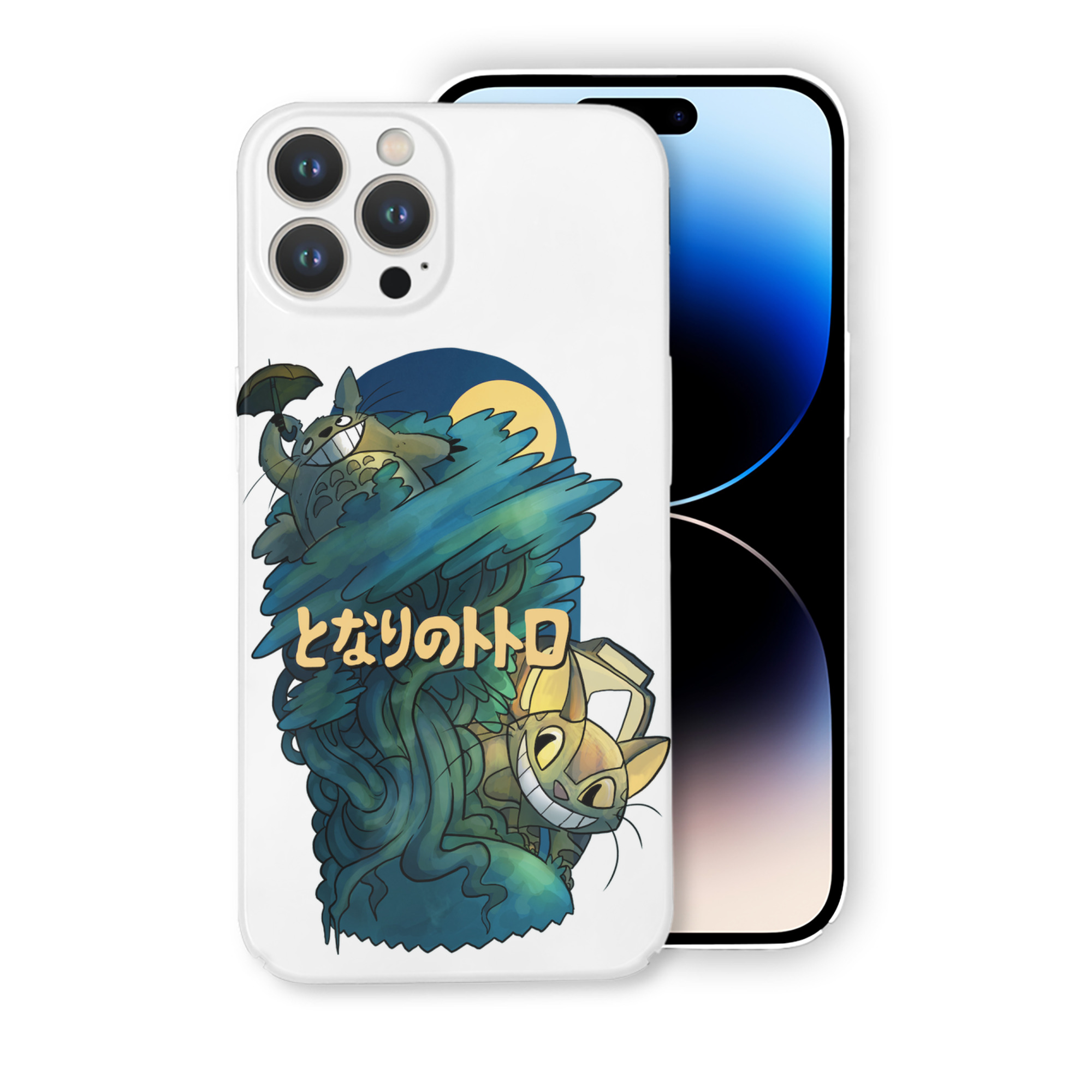 （画像用） となりのトトロ 草壁メイ 草壁サツキ My Neighbor Totoro Satsuki Kusakabe Mei Kusakabe 【iPhone 14シリーズ対応】ハードケース